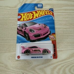 Hot Wheels Porsche 911 GT3 RS Pink - Then and Now Series 8/10